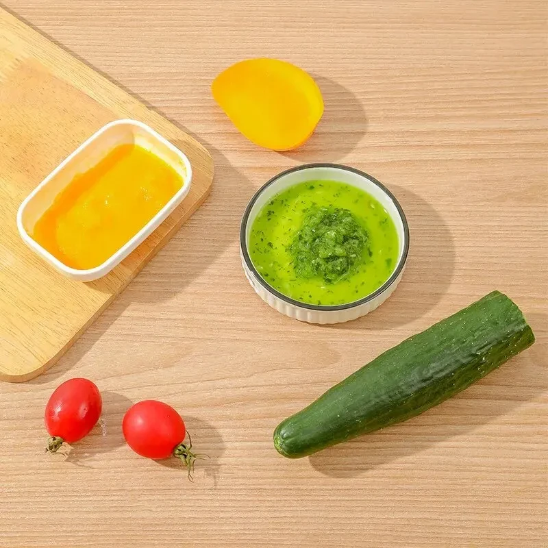 1pc Plastic Manual Garlic Grinder Ginger Grinder Used For Making Vegetable Puree Household Kitchen Tool garlic press