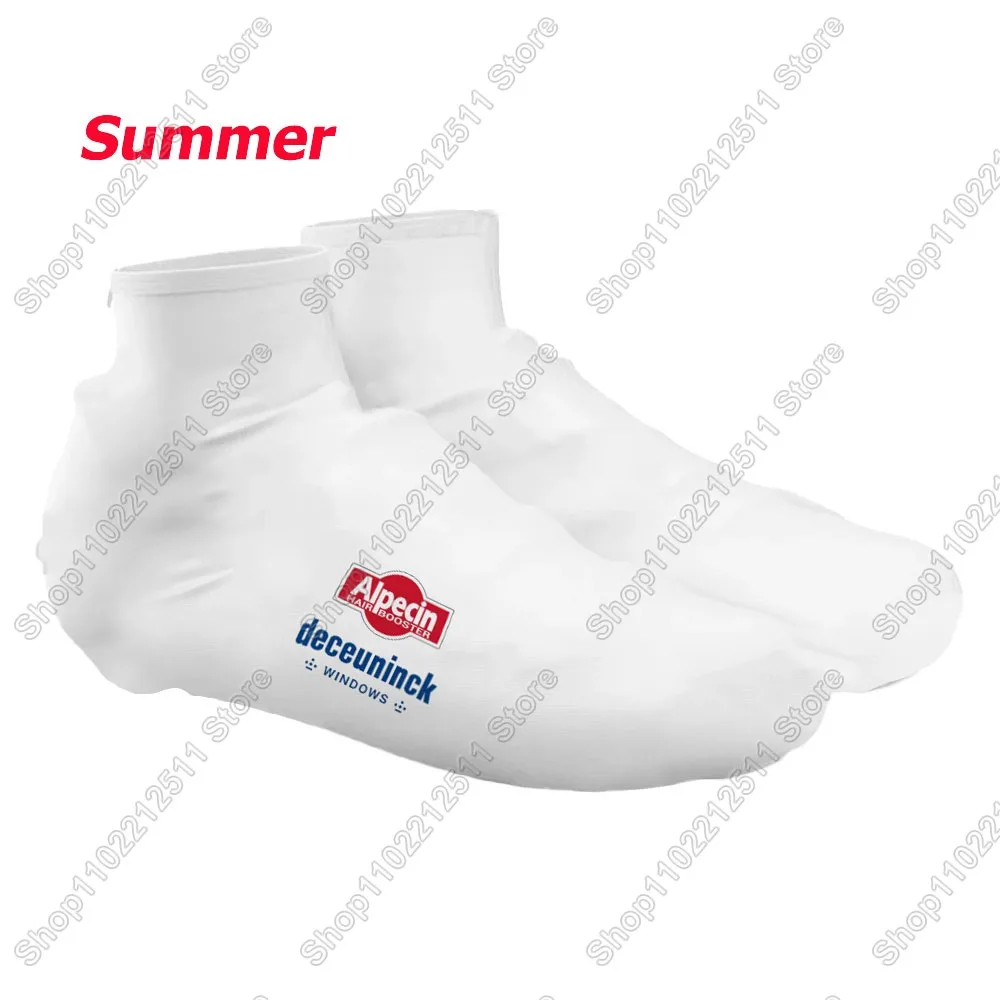 Alpecin Deceuninck Team Cycling Shoe Covers Road Bike Shoes Cover MTB Jerseys Dust-proof Non-slip Outdoor Bicycle Overshoes