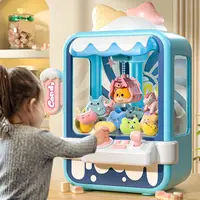 Automatic Mini Claw Machine Toys for Kids Cartoon Coin Operated Play Game Arcade Doll Machines Children Birthday Christmas Gifts 1