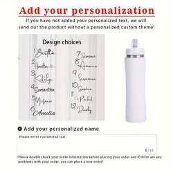 Personalized Stainless Steel Insulated Sports Water Bottle - Multi - Color Reusable Flask for Outdoor and Gym Activities (WHITE)