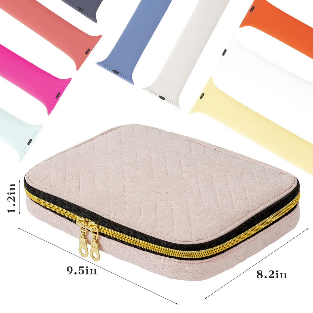 Smart Watchband Velvet Storage Hanging Bages Watch Strap Storage Bags Watchse Strap Accessories Bag Jewelry Box