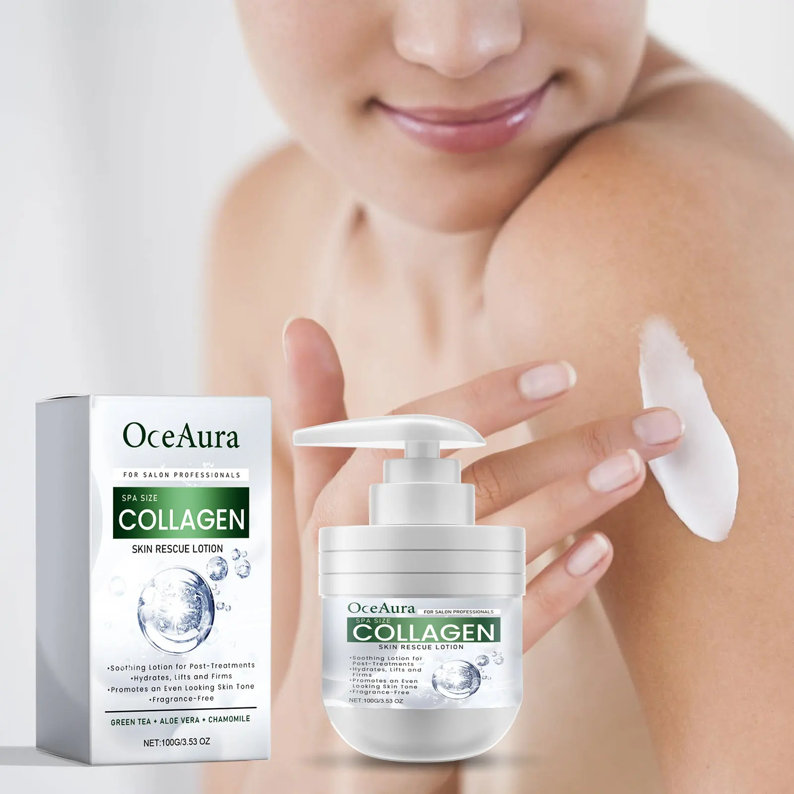 Collagen Lifting Firming Cream Moisturize Smooth Wrinkle Face Cream Improve Sagging Enhance Skin Elasticity Brighten Body Lotion 3