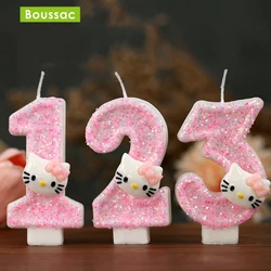 Cute Cat Birthday Candles Birthday Cake Decorative Bougie Creative Digital Candle Party Atmosphere Decoration Supplies