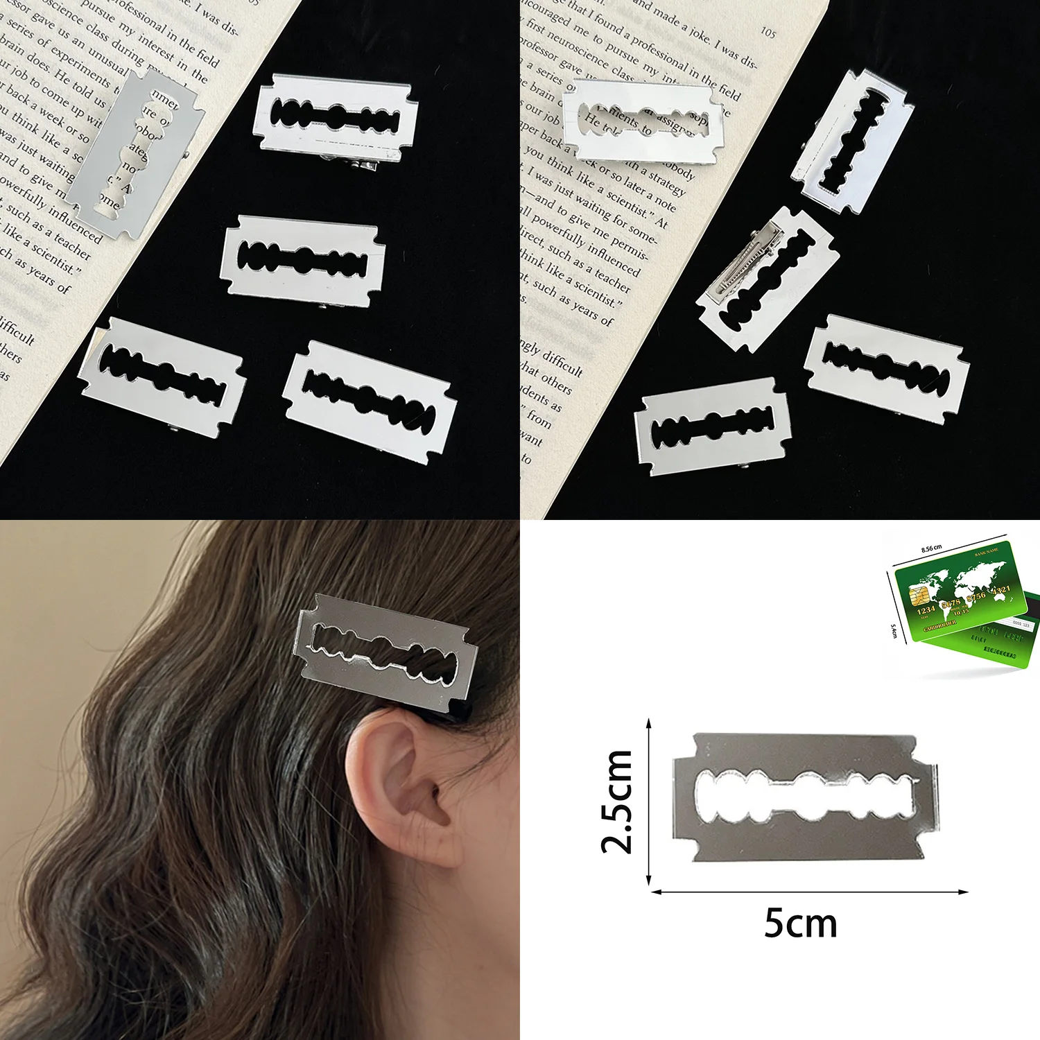 Knife Shape Hair Clip Image 7