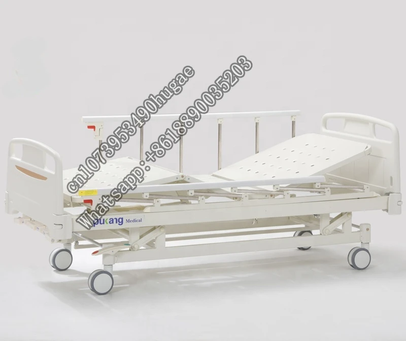 

A-5 Cheap three cranks hospital bed furniture medical functions