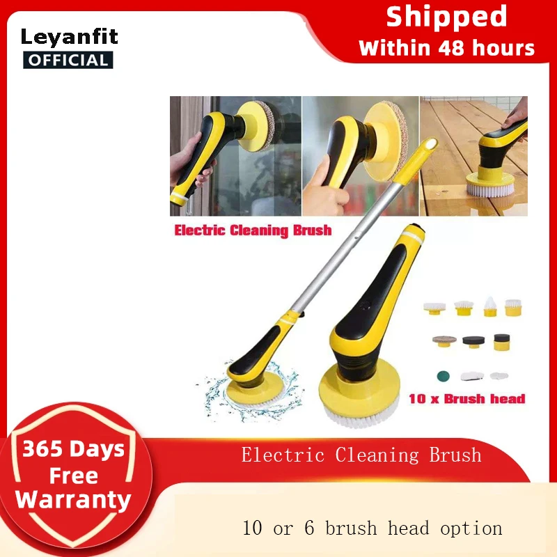 Electric Cleaning Brush Kit Clean Scrubber Cleaning Tools Bathroom Tile