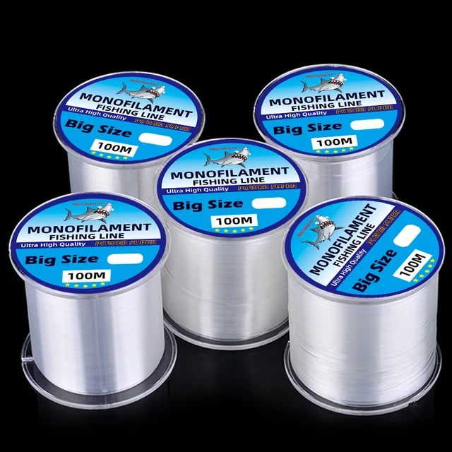 100m Big Size Monofilament Fishing Line Sea Fishing Nylon Fishing