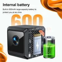 W02 1080P mini caméra de sécurité pour la maison, vision nocturne, surveillance extérieure, camping, WIFI, caméra intelligente subminiature pour la maison, vidéosurveillance CCTV 1