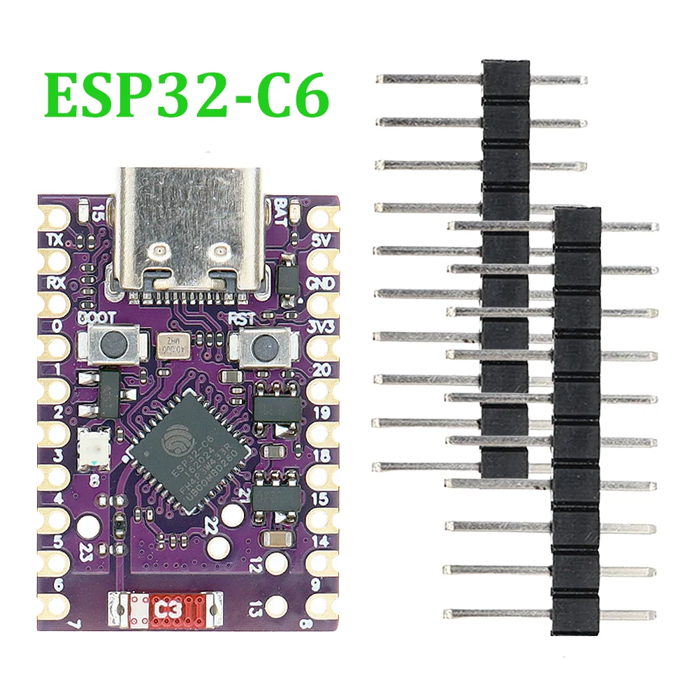 ตัวเลือกสินค้า บอร์ดพัฒนา ESP32-C3 โมดูล WiFi บลูทูธ สำหรับโปรเจกต์ IoT