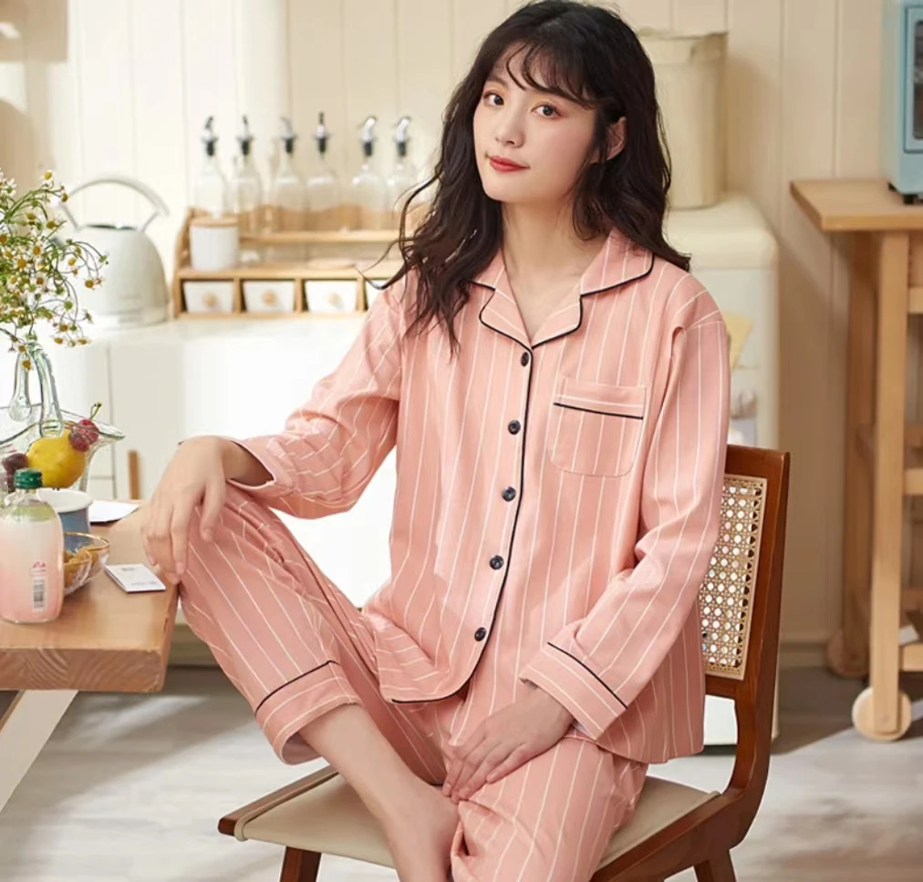 Spring And Summer Breastfeeding Clothes Maternity Pajamas Pregnancy Breastfeeding Home Wear 2 Sets cotton pajama set,breastfeeding nightgown,maternity nightgown set,summer home clothes set,pregnant women dress
