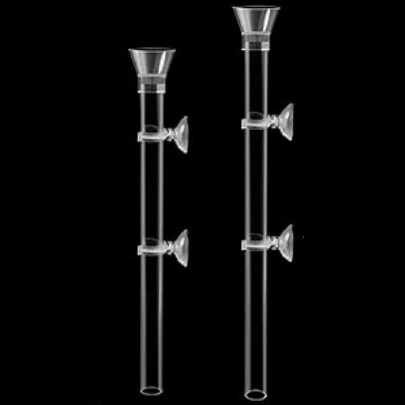 Acrylic Fish Shrimp Feeder Transparent Durable Assembled Feeding Tube Feeding Dish Tray Set