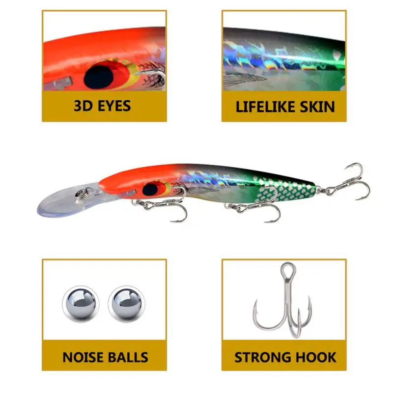 

Рыболовная Приманка Minnow 160 мм, 26 г, искусственный воблер, джиг-приманка, кренкбейт для карпа, полосатая приманка для ловли окуня, рыболовная снасть, свимбейт