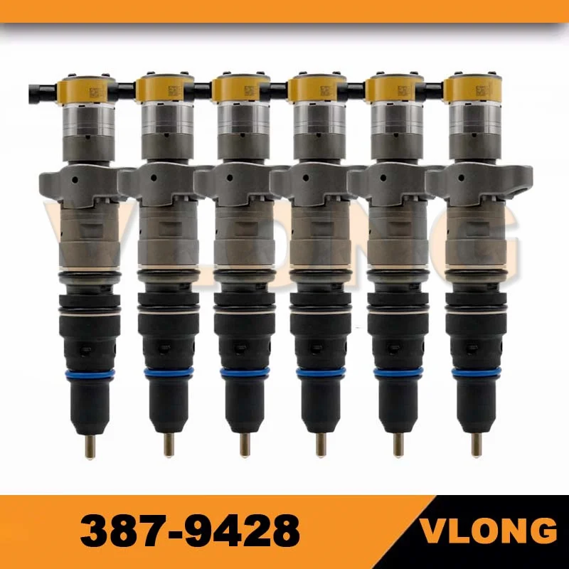 

6 шт., Форсунка для экскаватора Caterpillar CAT E324D E329D E330D E336D, топливная форсунка 387-3427 387-9428 387-9429 387-9430