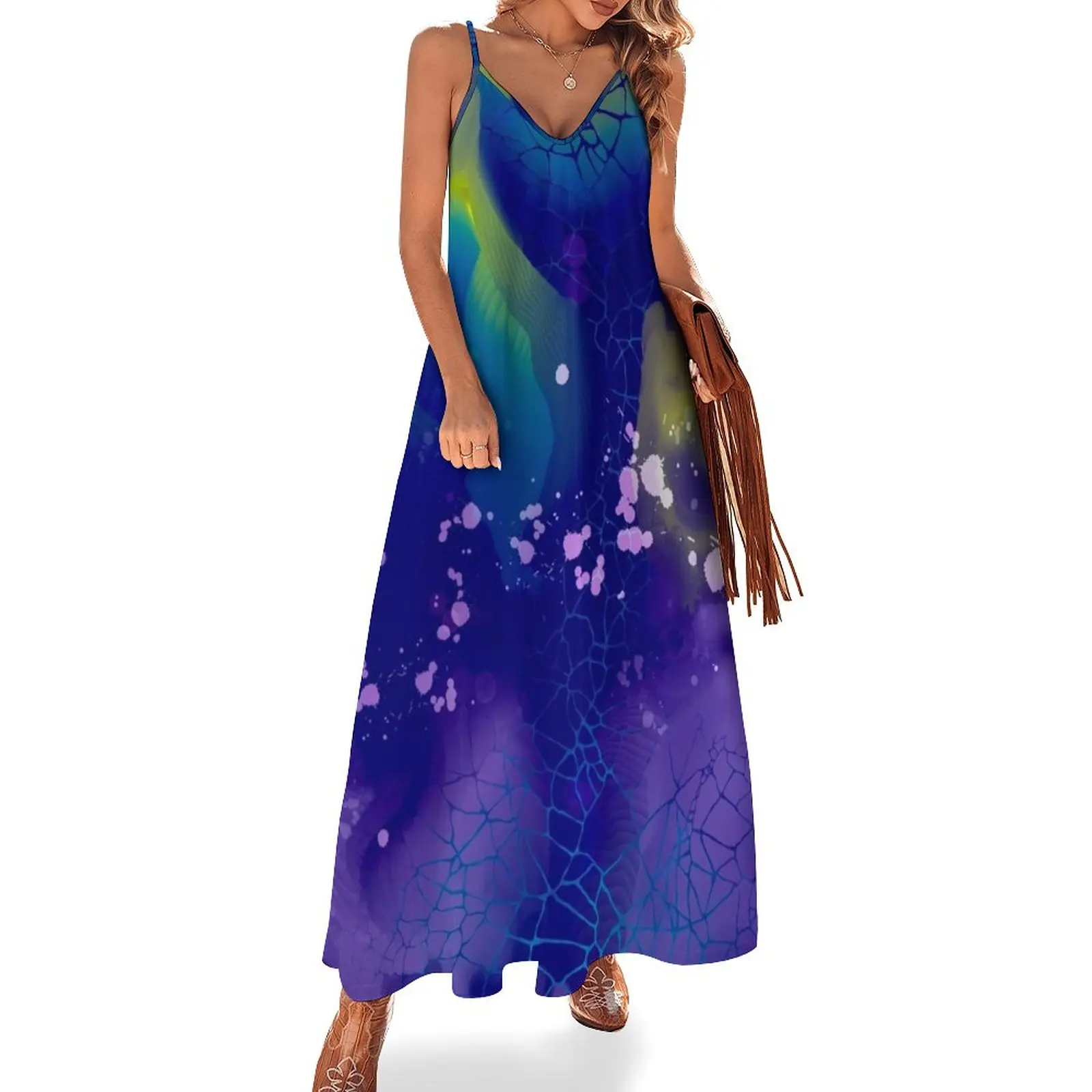 

Unknown Sleeveless Dress women's summer dress 2024 dresses with long sleeves women clothes