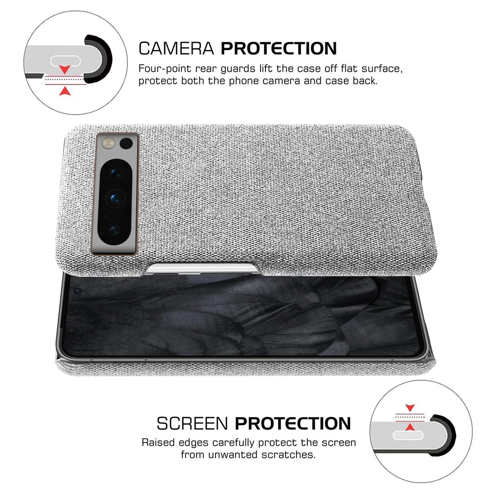 Luxury Fabric Fitted Cell Phone Case – Premium Protection Cover