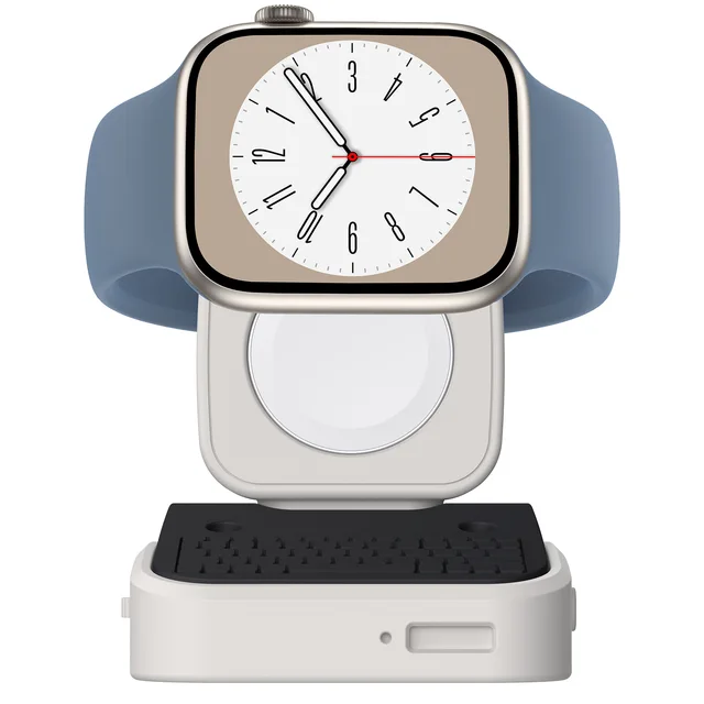 애플 워치 충전을 단순화하고 향상시키는 실리콘 충전기 스탠드