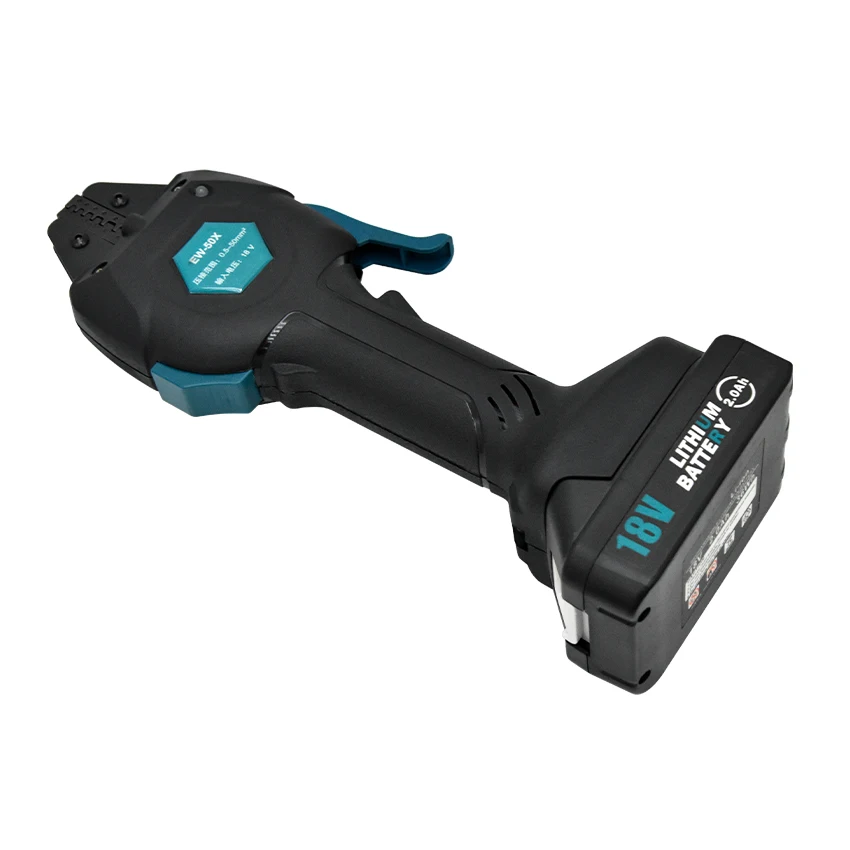 EW-50X Electric Crimping Pliers Terminal Crimping Tool DC 18V/2Ah Rechargeable Crimping Pliers Bare Terminal Crimping Pliers 4