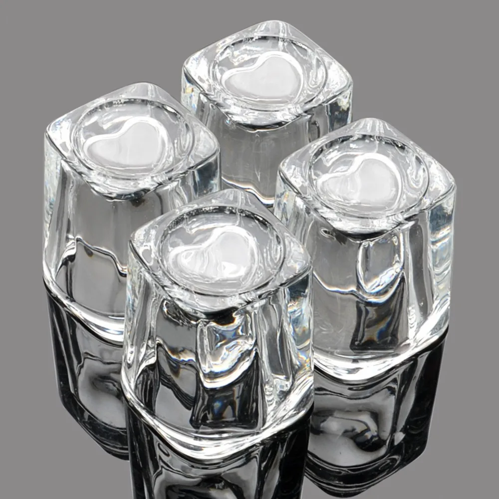 

Square Heart Love Shaped Cup Creative Transparent Heart Shaped Square Thick Heart Shaped Shot Thick Love Type Lover Gift