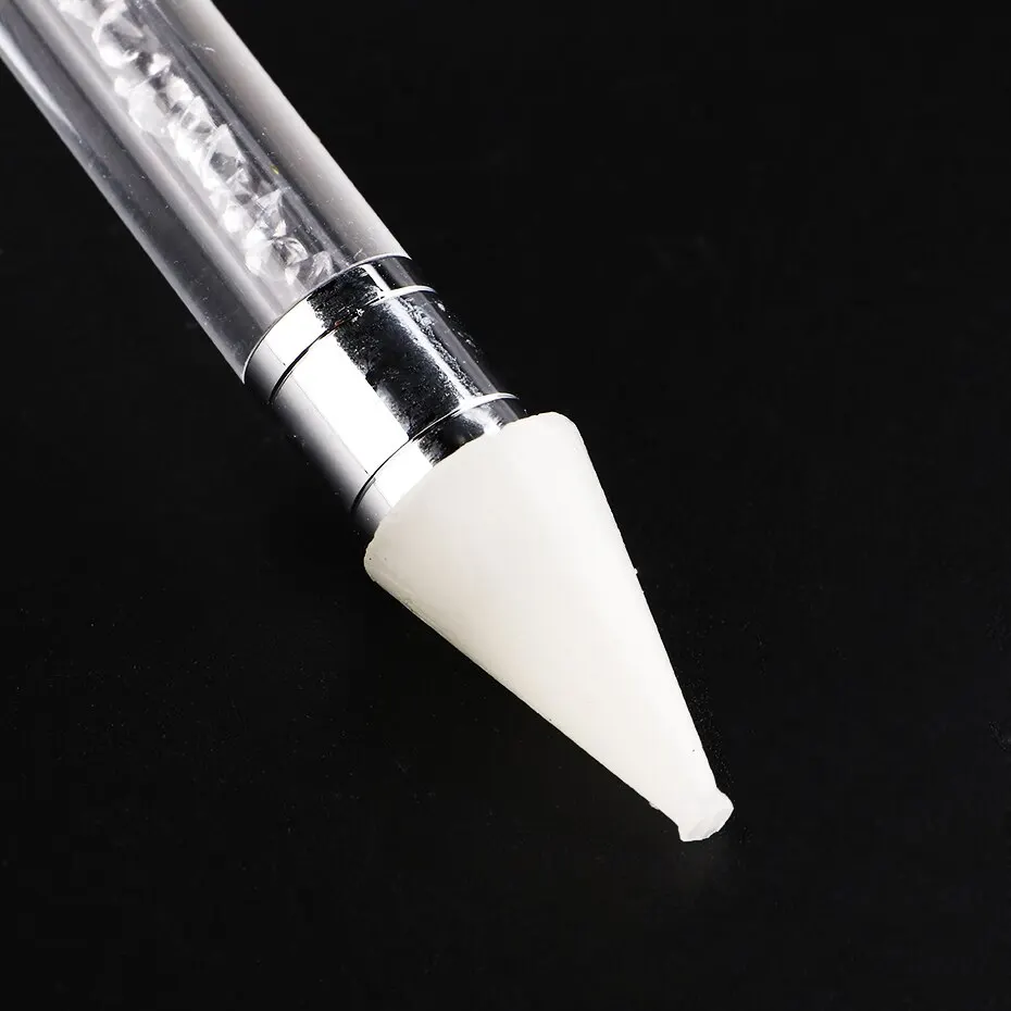 2 Pcs Nail Art Dotting Pen Double End Painting DIY Brush Rhinestone Handle Diamond Picker Manicure Dotting Tool Nail Accessories 6