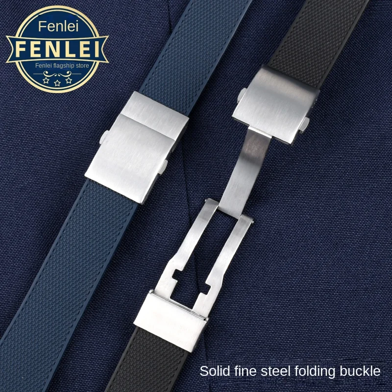 Rubber Watch band For Longines Comcast Conquest silicone
