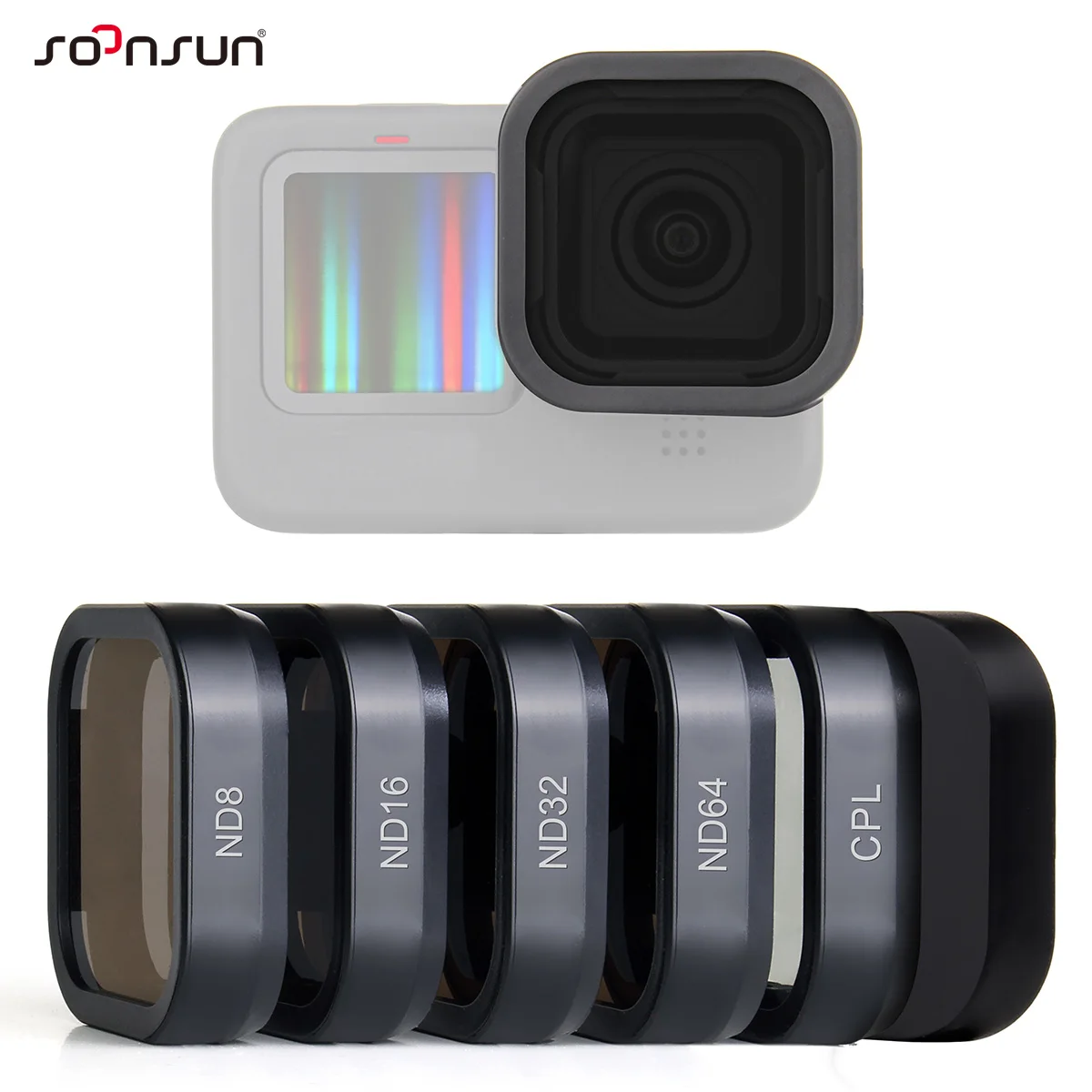 CPL ND8 ND16 ND32 ND64 Filters for GoPro Hero 12 11 10 9 Filter Kits