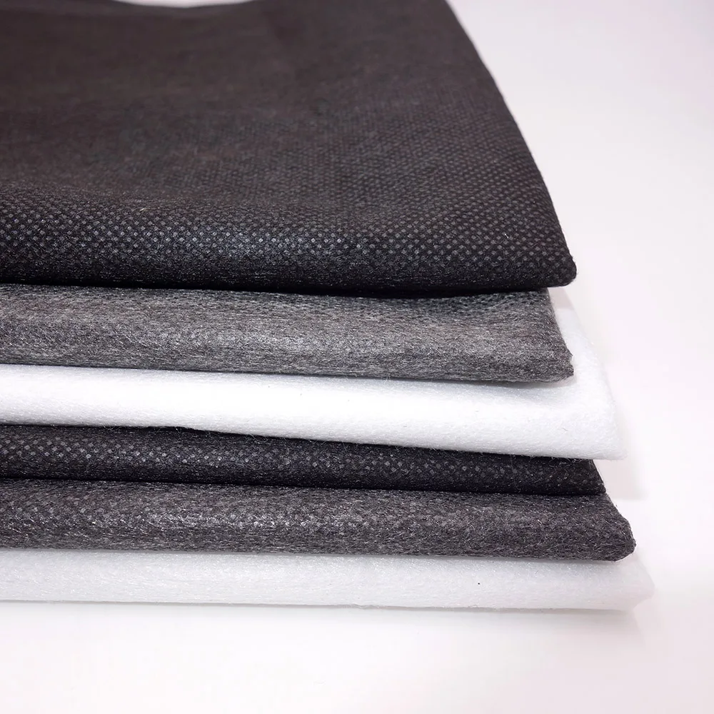 LightweightWhiteBlackGrayNonwovenInterliningInterliningIron