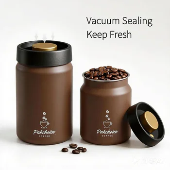 Vacuum Airtight Coffee Storage Canister 1