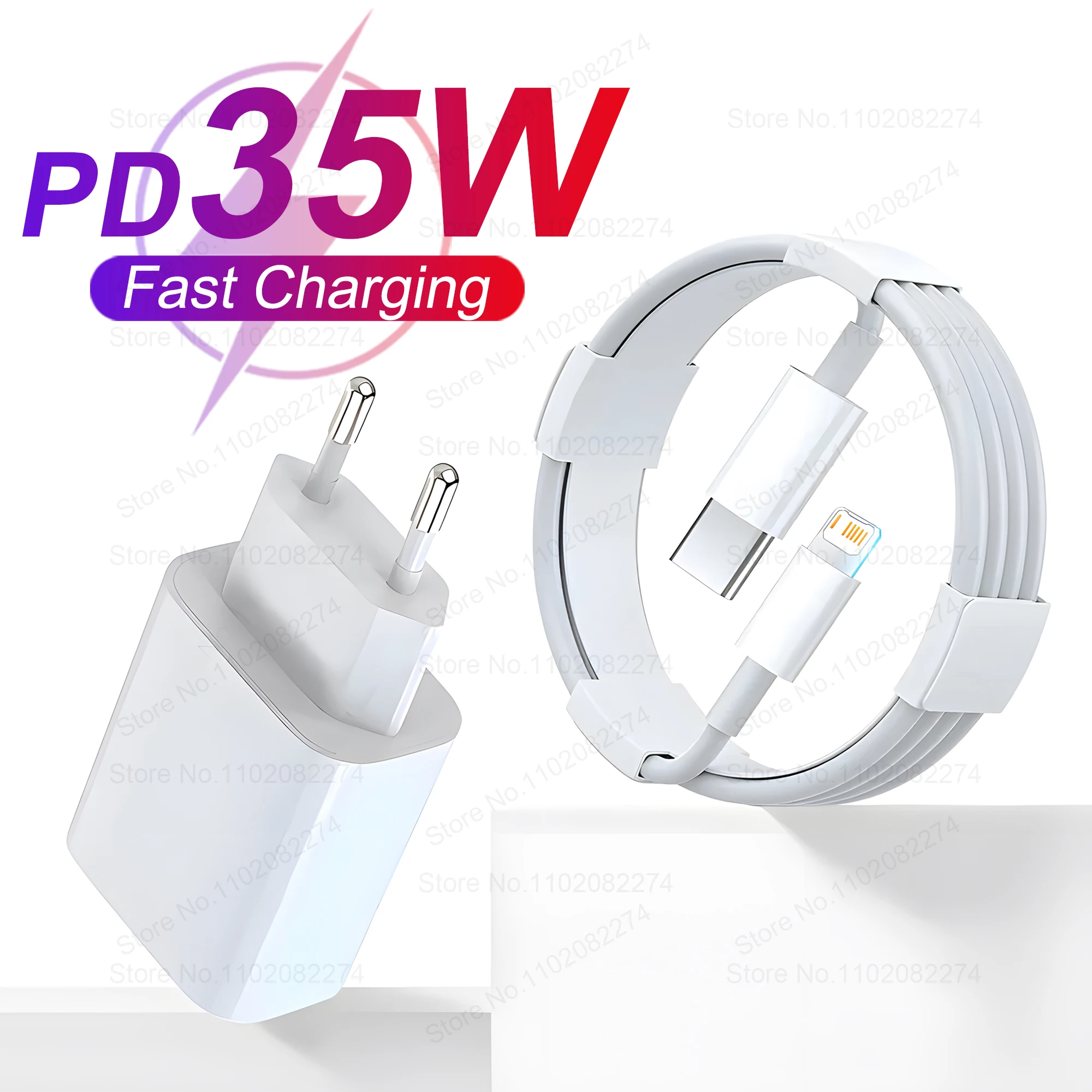 Caricatore Rapido 20W Con Cavo 3m Per IPhone – Alimentatore USB C, MFi Certificato, Compatibile Con IPhone 14/13/12/11 Pro/XS/SE E IPad
