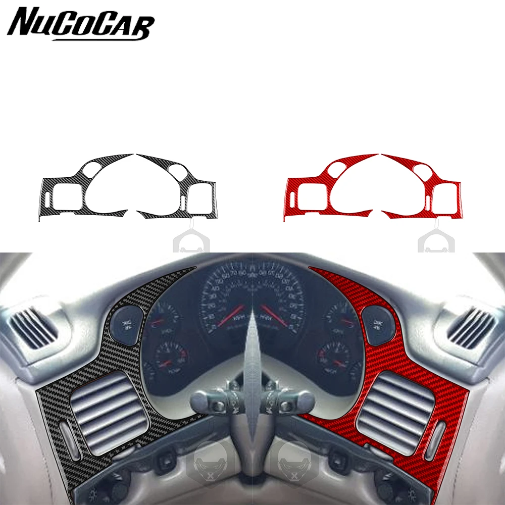 

For Chevrolet Impala 2000-2004 Carbon Fiber Speedometer Instrument Panel Trim Car Interior Accessories Decorative Stickers