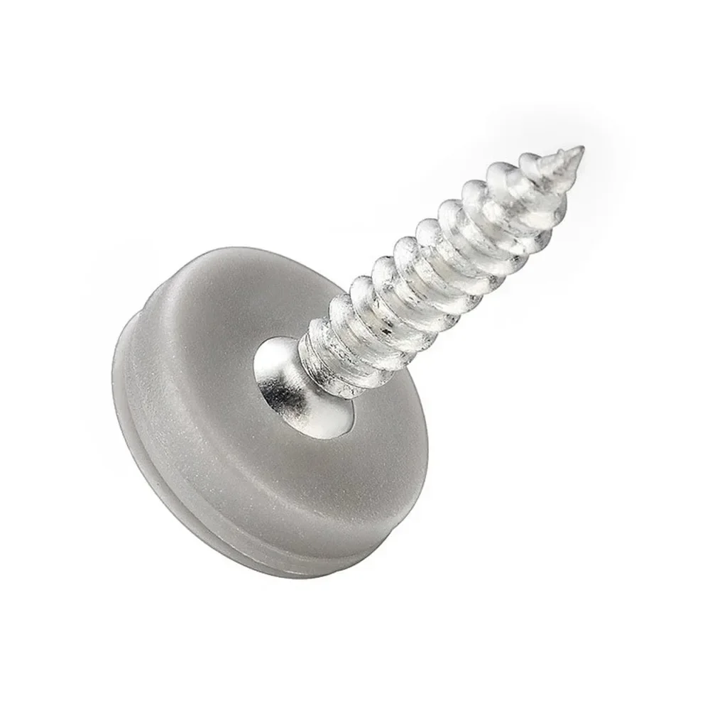 STONEGO 50PCS/Bag Practical Hinged Plastic Screw Fold Snap Protective Cap Button Nuts Cover Bolts Protect Furniture Decor
