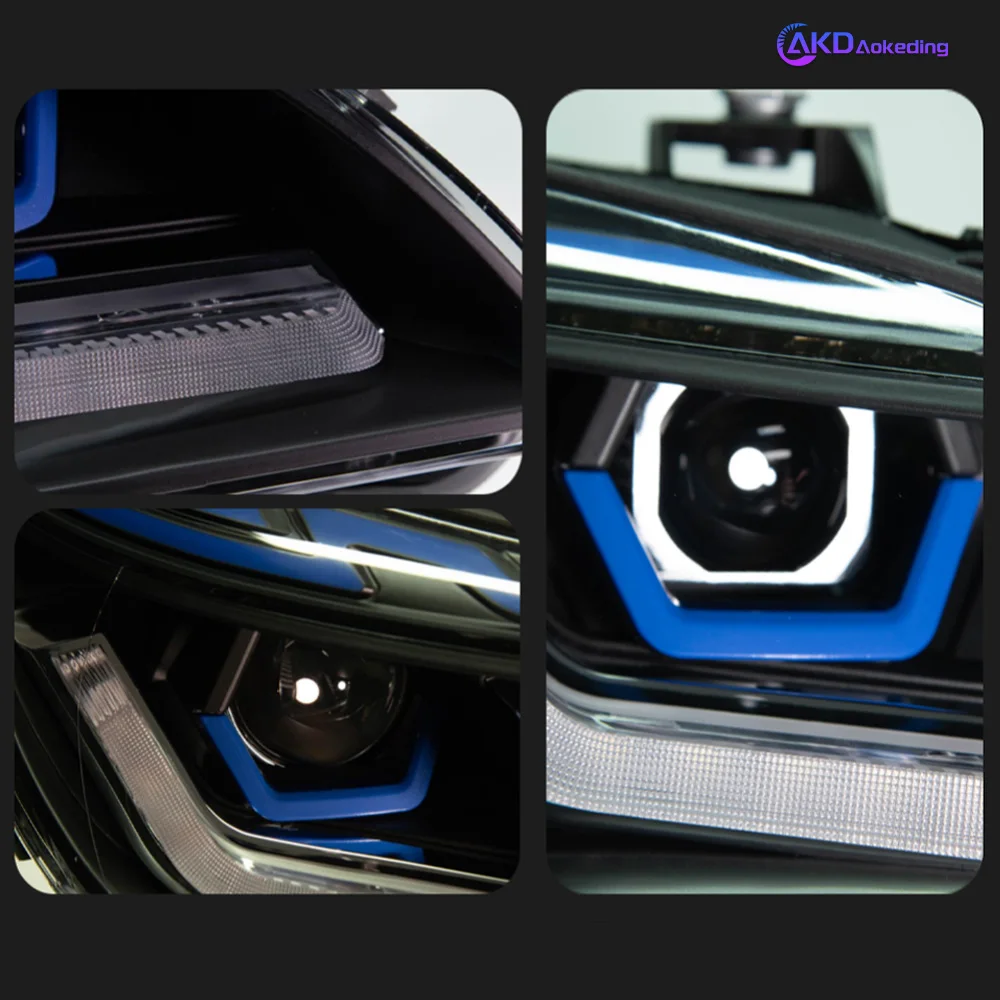 BMW E60 523i 530i,エンジェルアイ,2003-2010用の車のヘッド BMW E60 523i 530i,エンジェルアイ,2003-2010用の車のヘッド