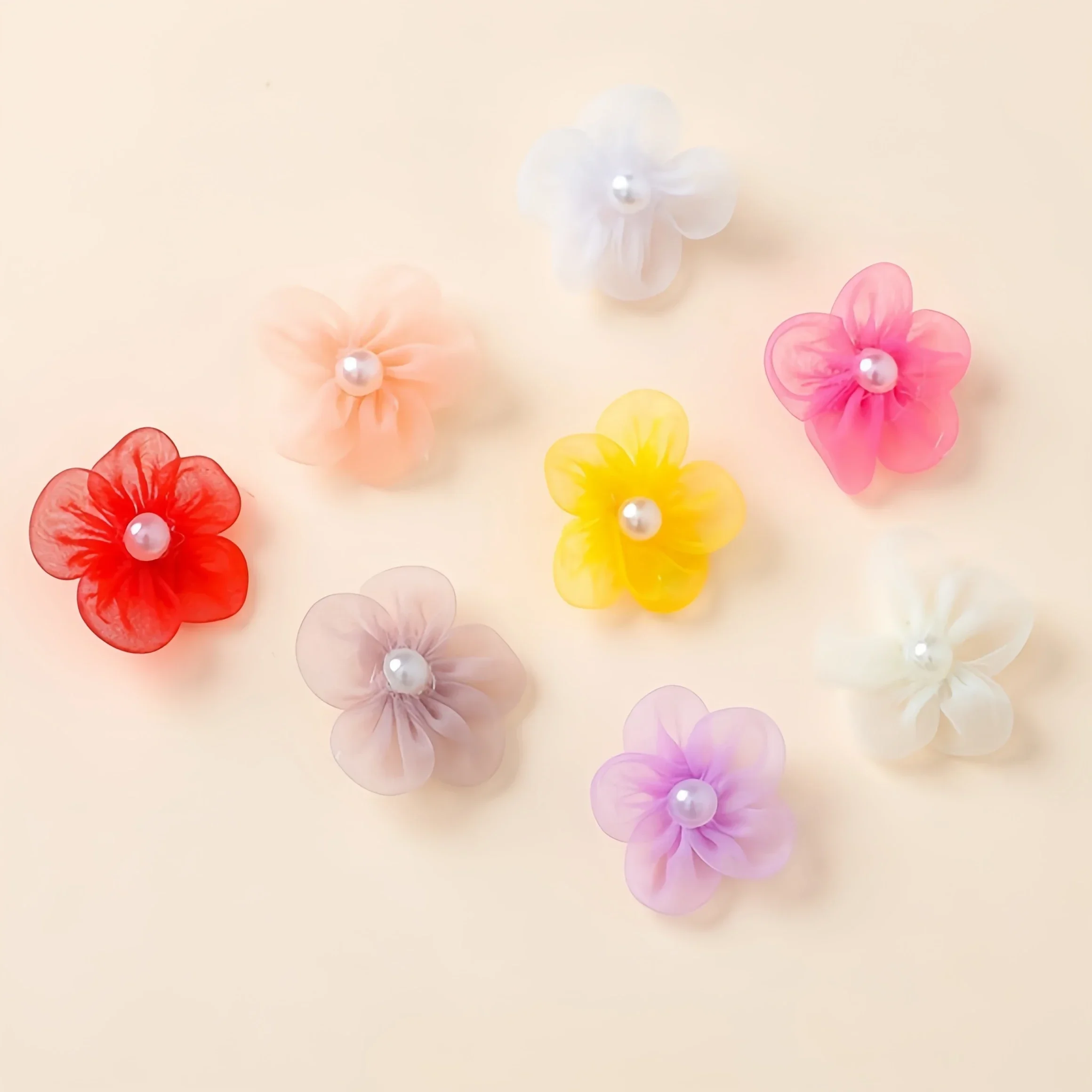 진주 원사 꽃 아플리케 Diy 웨딩 드레스 모자 옷 복장 코트 바느질 용품 모자를 쓰고 있죠 장식 코사지 꽃 신발