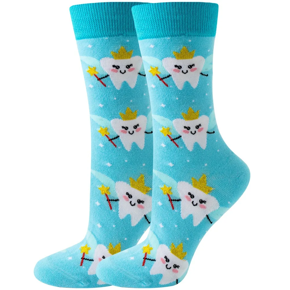 Vibrant Happy Socks - Colorful & Playful Animal Cartoon Design