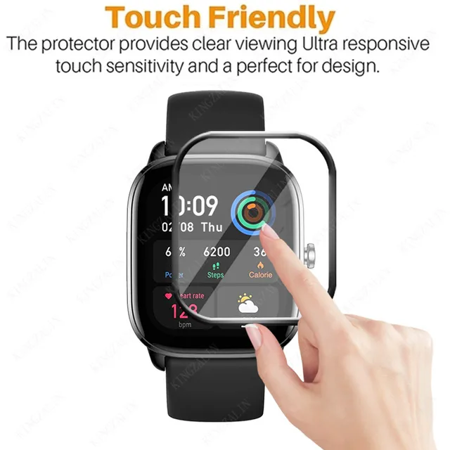 Película protectora de vidrio suave 9D para Huami Amazfit GTS
