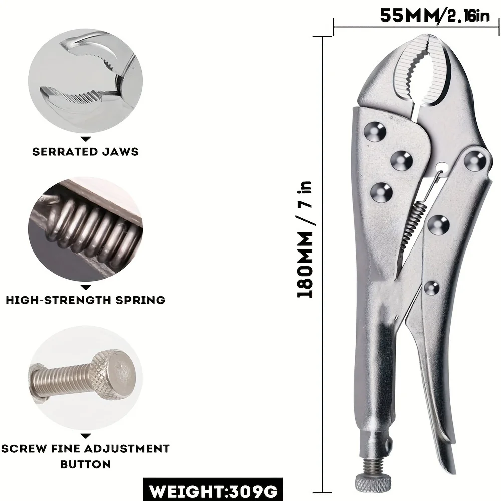 1pc Pliers Durable Manual Carbon Steel Tool