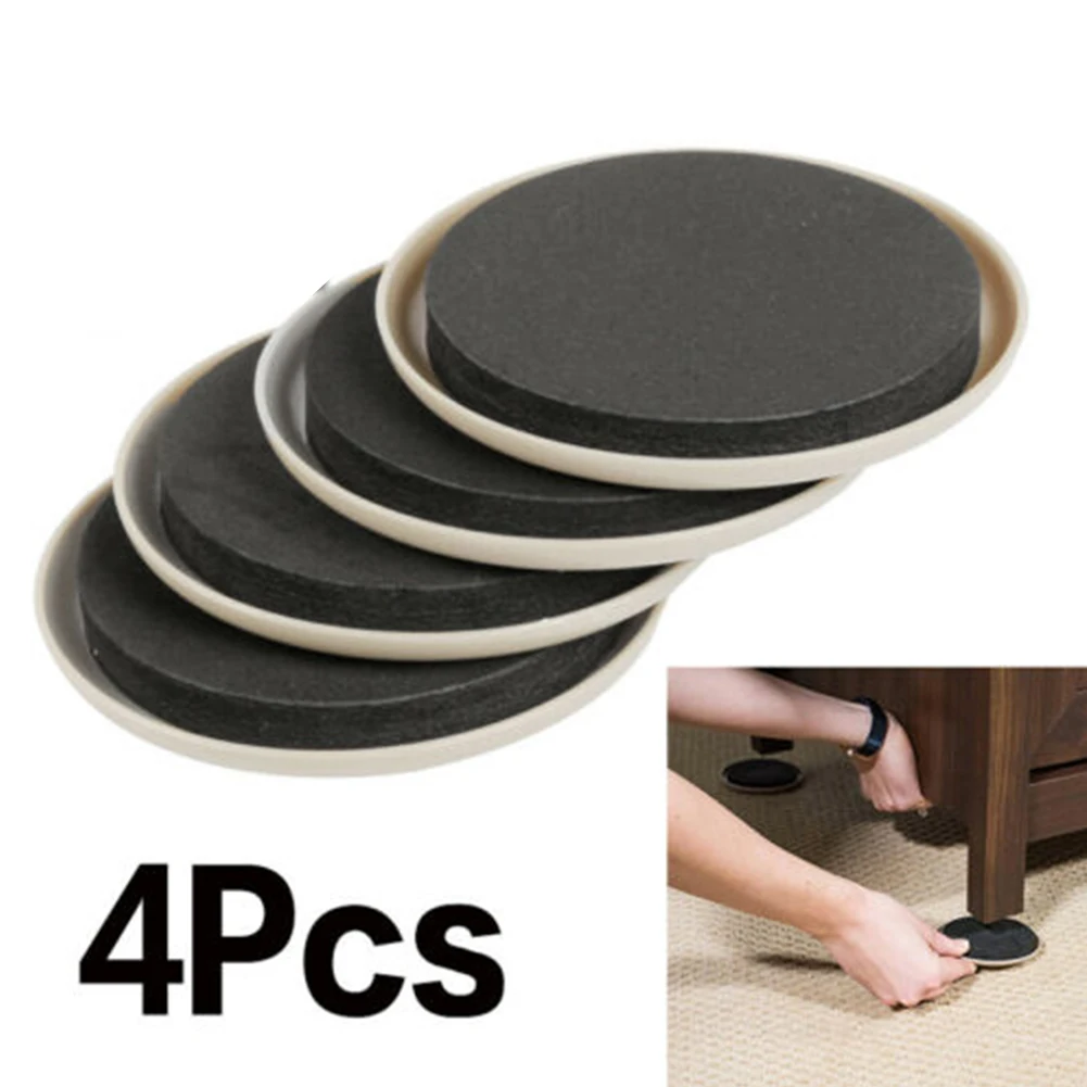 4 Pcs Furniture Sliders Legs Pads For Carpet Heavy =-=-=-=-= Slider Movers-==-=-=  Moving Anti-abrasion Floor Protector Mat - AliExpress