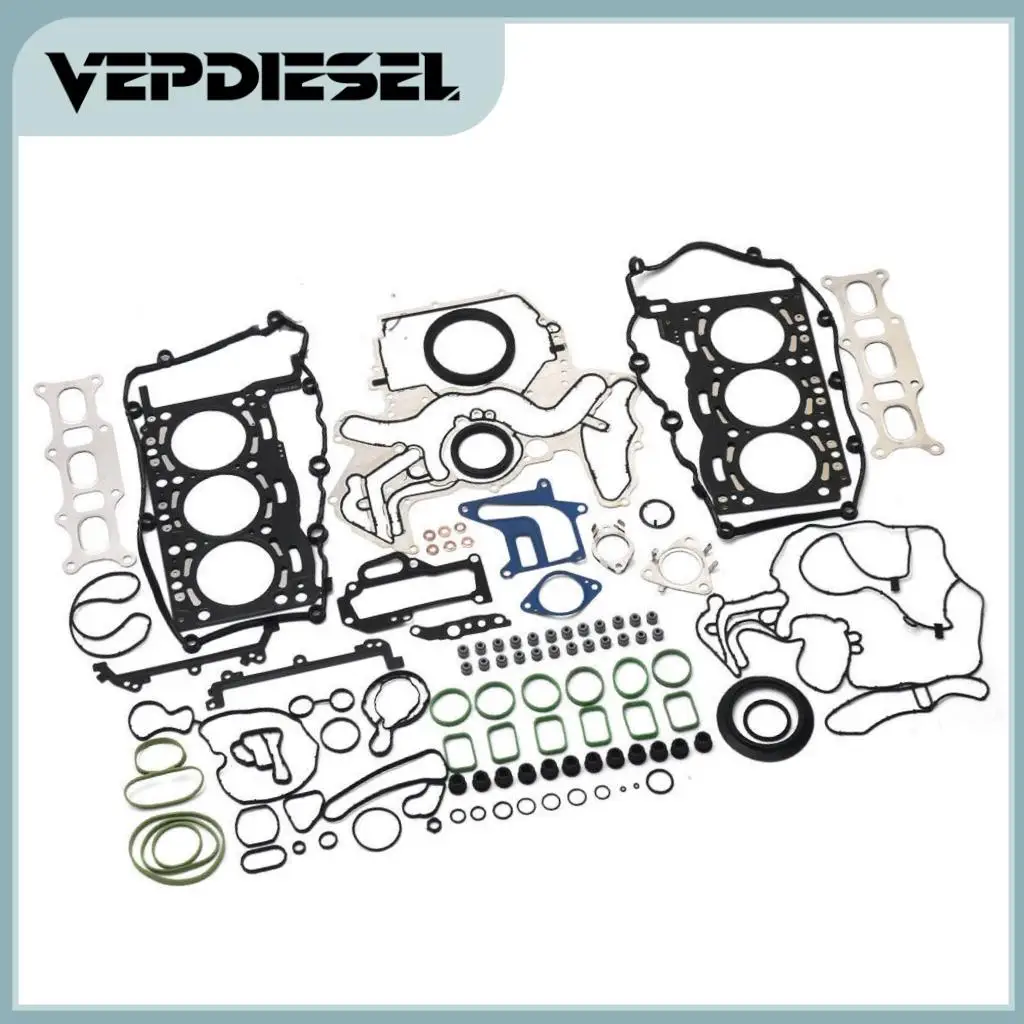 

1 set Engine Overhaul Gasket Kit For Audi A4 A5 A6 Q5 Q7 VW Touareg Porsche Cayenne Macan Panamera 3.0T 059103383JR/JN/KP