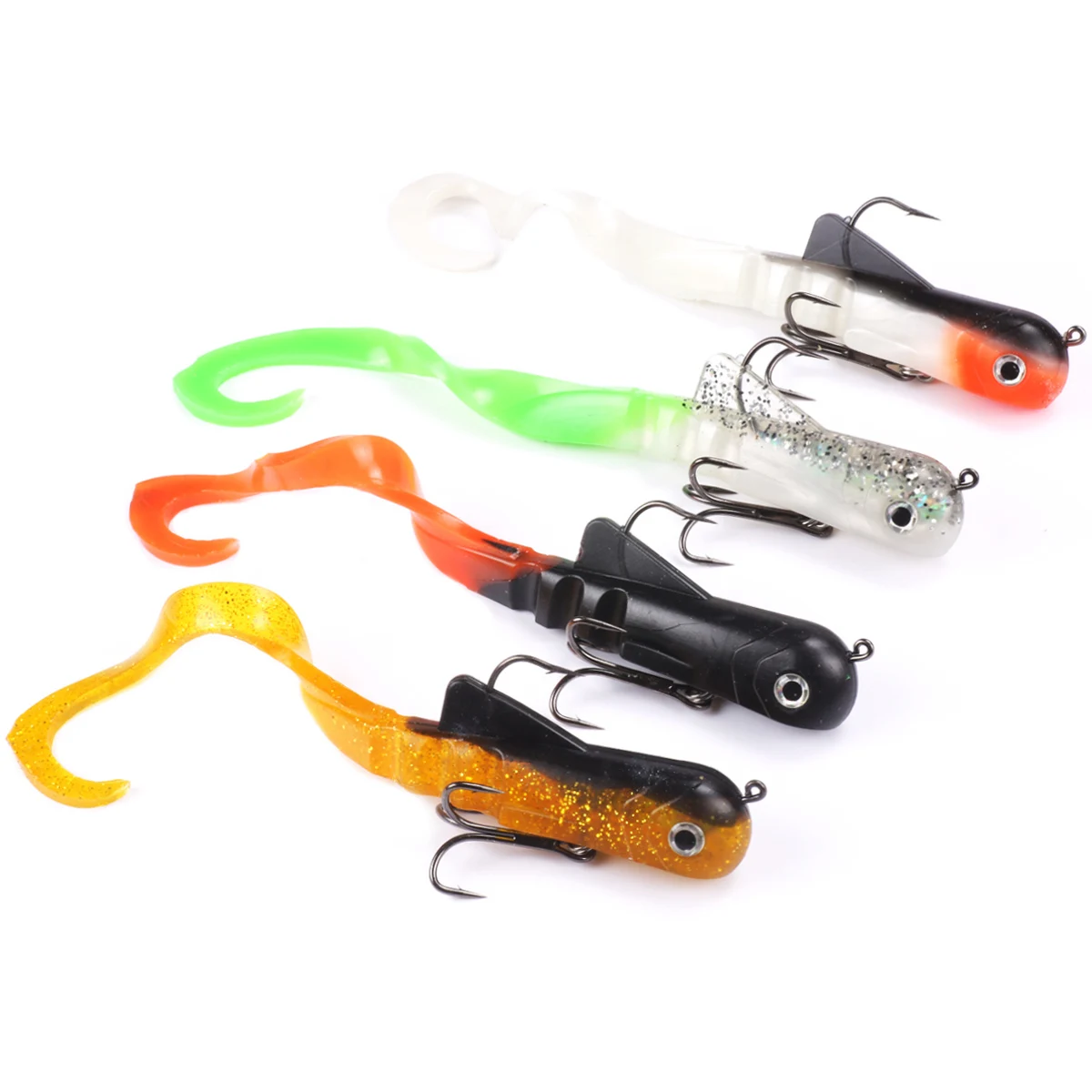 

4PCS/lot Mizugiwa Shallow Pike lure 20cm 45g Fishing Soft Bait Musky Wobbler Jerkbait Spring Bulldawg Freshwater leurre brochet