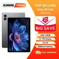 ALLDOCUBE iplay 60 Lite 10.95 Inch Android 14 Octa-core Tablet 13MP Camera 4G LTE 4GB+8GB RAM 128GB ROM 8000mAh Large Battery 1