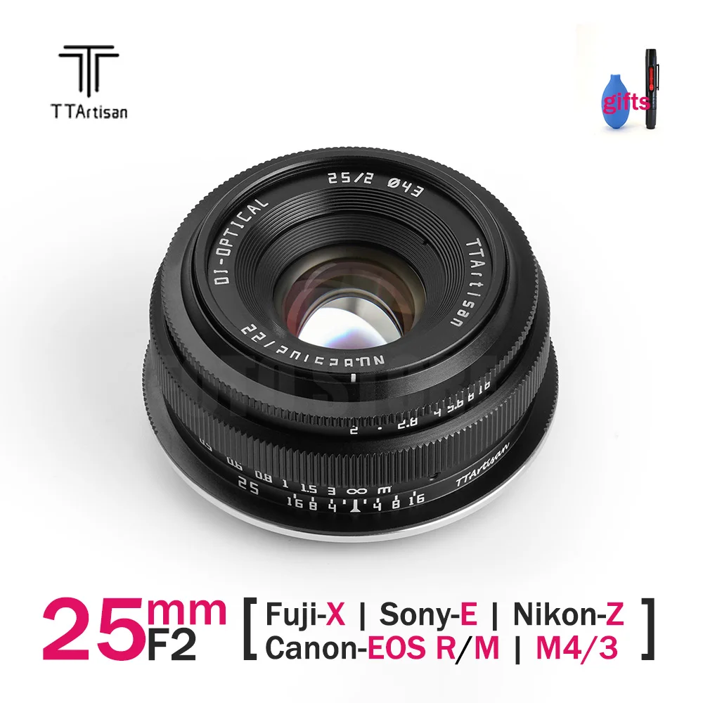 TTArtisan 25mm F2.0 APS-C Z マウント ニコン 用 - レンズ(単焦点)