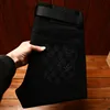 High-End Light Luxury Summer Thin Section Of Men'S Jeans Slim Straight Hundreds Of The Trend Of Casual Elastic Black Cotton Pant 2