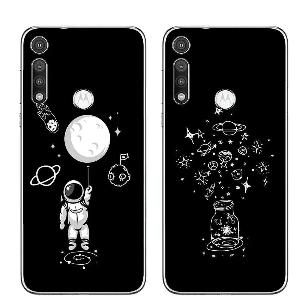 Moon Astronaut Galaxy Universe Starry Sky Phone Case