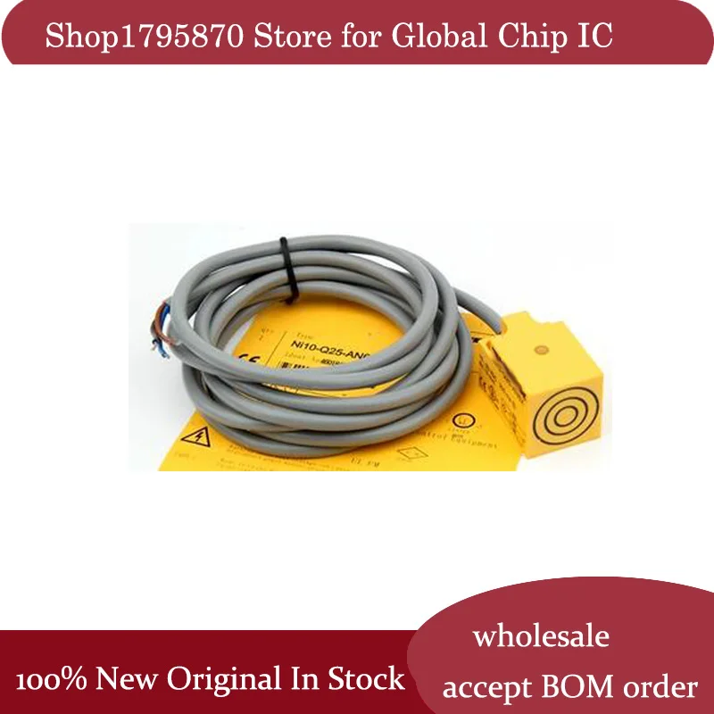 

NI10-Q25-AP6X NI10-Q25-AN6X, датчик приближения с тремя проводами, новый