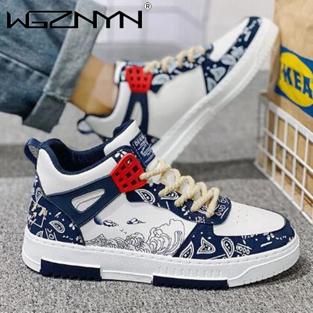 Men's Spring Trend Lace-Up Sneakers Lifestyle Board Shoes