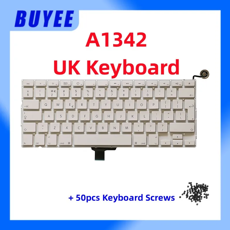 Nuova Tastiera Originale A1342 Uk Per Tastiera Inglese Macbook Unibody 13.3 "A1342 Uk