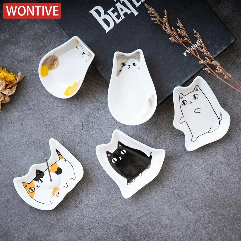 Japanese Style Ceramic tiny Plate Creativity Home Restaurant Soy Sauce Vinegar Mustard Seasoning Animal Ceramic Dish Kitchen ceramic seasoning plates ceramic plates sauce dishes seasoning dish
