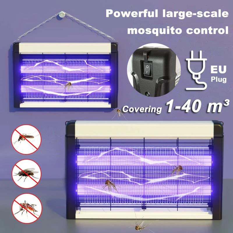 LED 야외 실내 가정용 비방사선 무소음 모기 제거기, 플러그인 모기 램프, 신제품
