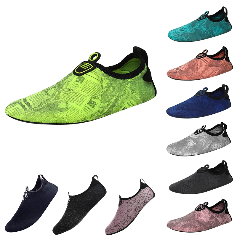 

Unisex Indoor Fitness Shoes Couple's Outdoor Holiday Beach Barefoot Aqua Shoes Women Yoga Shoes Men Quick Dry Diving Swim Shoes
