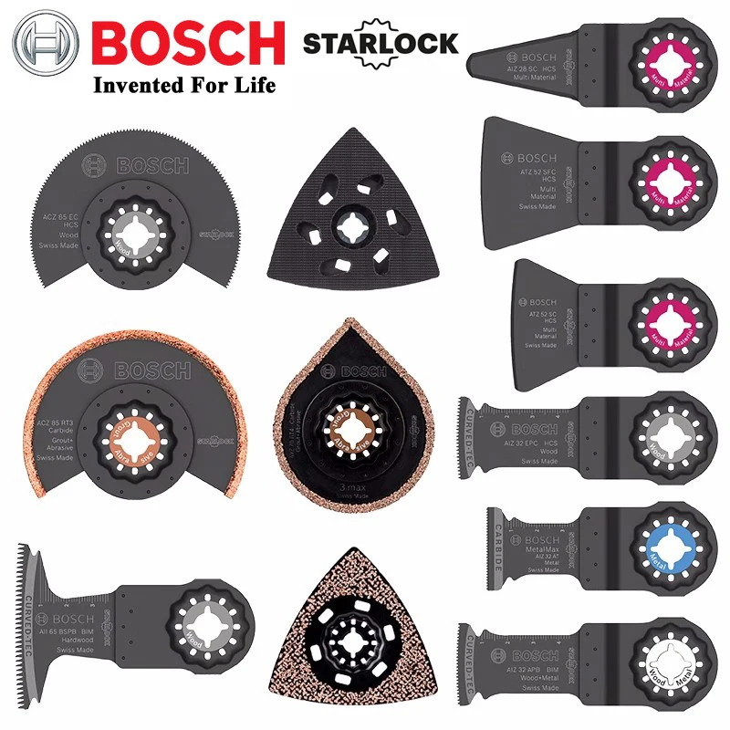 Bosch Original Oscillating Saw Blades Woodworking Slotting Polishing  Cutting Blade Universal Starlock GOP Multi-tools Accessory