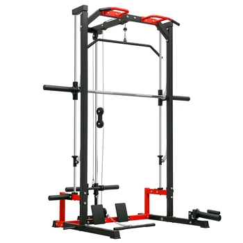 Soozier Smith Machine, Multi-Function Power Cage with Lat Pull down System 1